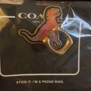 Coach phone ring! Brand new never used